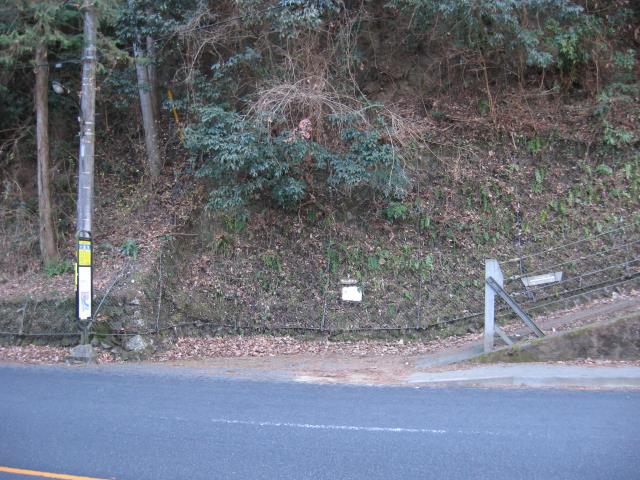 戸倉城山の登山口の写真