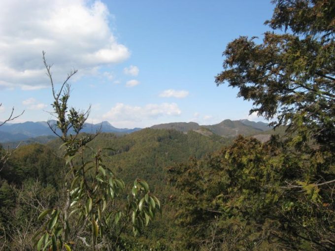 スカリ山山頂から見える武甲山
