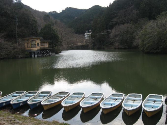 鎌北湖の風景