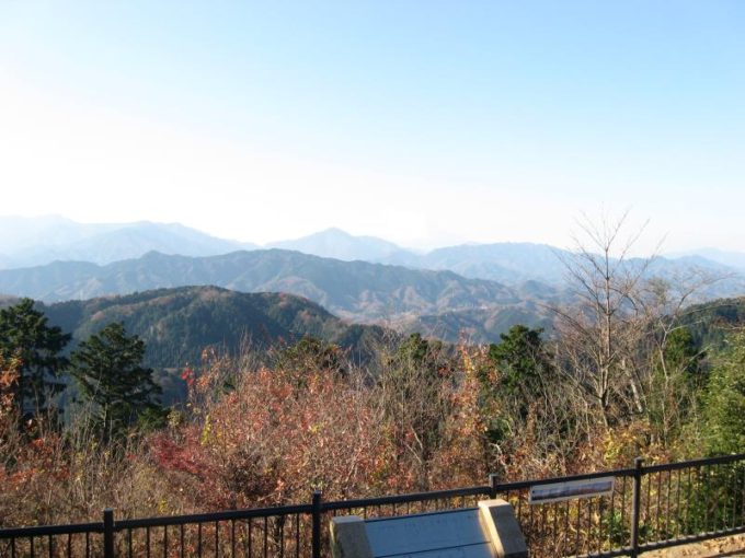 高尾山展望台からの眺め