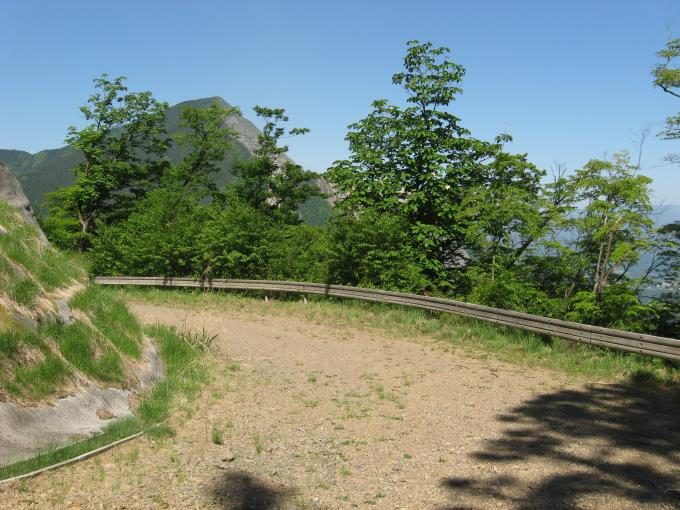 林道から見た武甲山