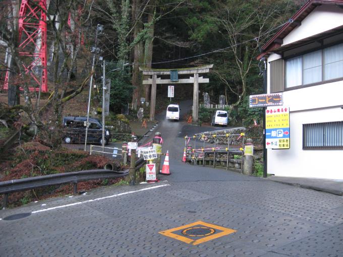 御岳神社への参道入口