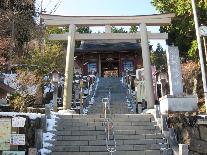 御岳神社の階段入口
