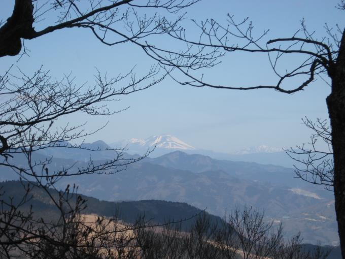笠山山頂から見た浅間山
