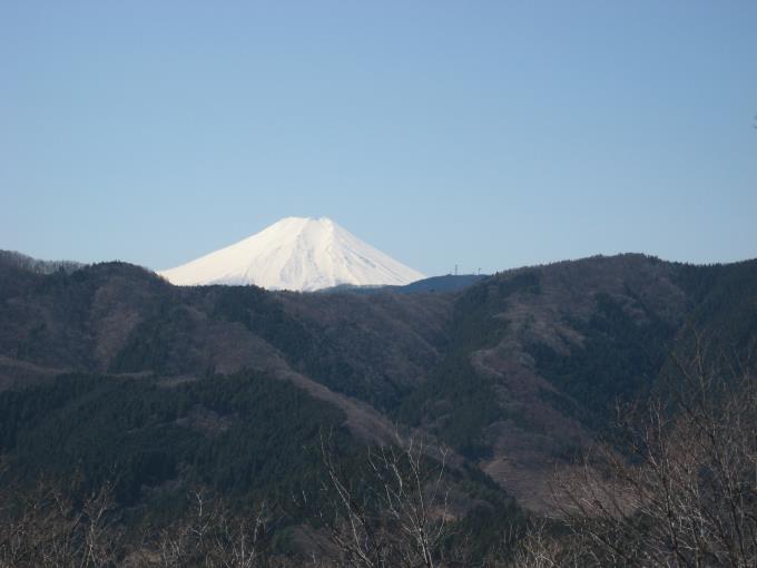 富士山のアップの写真