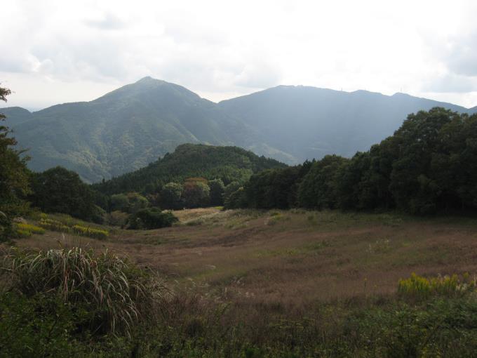 笠山と堂平山