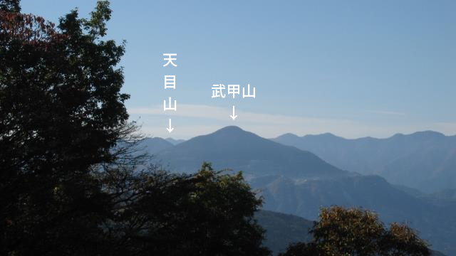 武甲山方面の展望