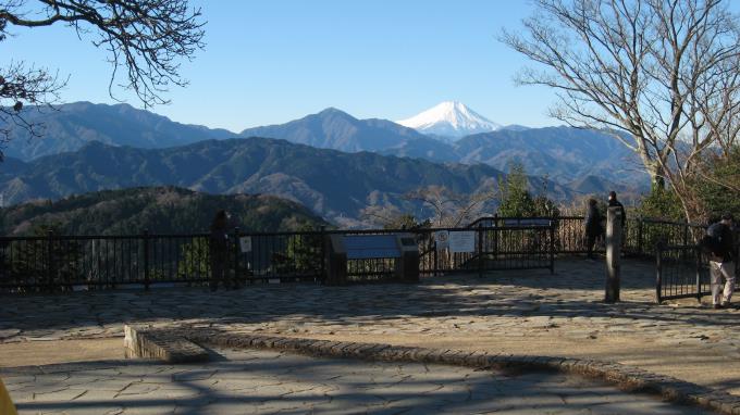 山頂からの富士山の眺め