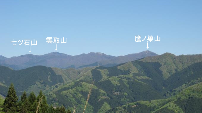 鷹ノ巣山と雲取山