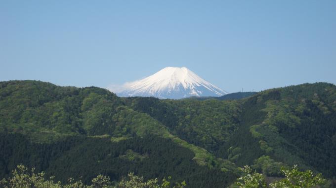浅間嶺展望台から見た富士山