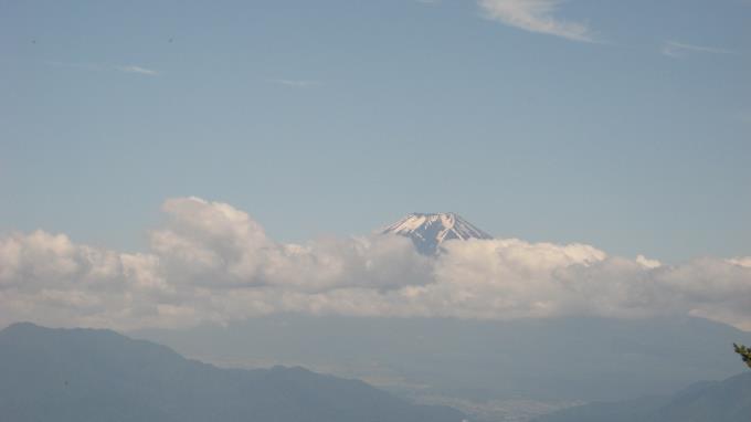 富士山頂のアップ