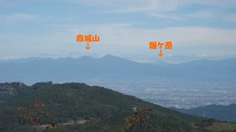 赤城山と燧ケ岳