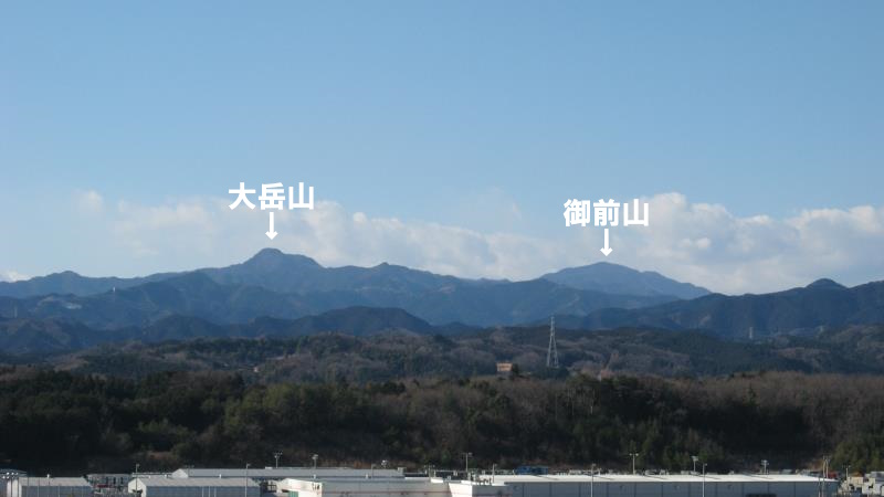 大岳山と御前山