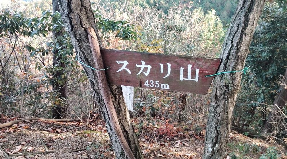 山頂名の書かれた看板
